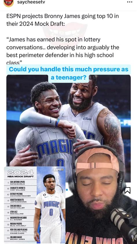 2024 NBA mock draft: Why Bronny James is projected as a top .